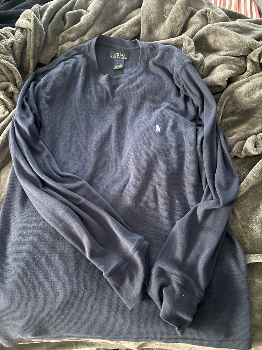 Polo by Ralph Lauren Men's Navy Crewneck Sweater